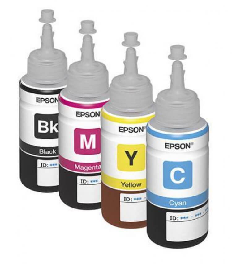 Оригинальные чернила для Epson L362 (70 мл, 4 цвета)