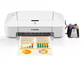 Принтер Canon PIXMA iP2850 с СНПЧ и чернилами