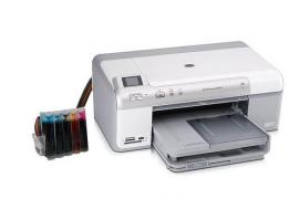 Принтер HP Photosmart D5463 с СНПЧ и чернилами