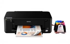 Принтер Epson WorkForce 60 с СНПЧ и чернилами