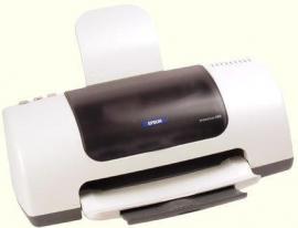 Принтер Epson Stylus C40 с СНПЧ и чернилами