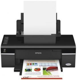 Цветной принтер Epson WorkForce 40 с ПЗК и чернилами