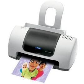 Цветной принтер Epson Stylus C40 с ПЗК и чернилами