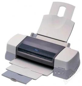 Цветной принтер Epson Stylus Color Photo 1290 с ПЗК и чернилами