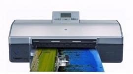 Принтер HP Photosmart 8758 с СНПЧ и чернилами
