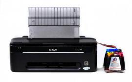 Принтер Epson Stylus S22 с СНПЧ и чернилами