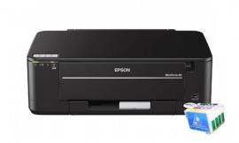 Цветной принтер Epson WorkForce 60 Refurbished by Epson с ПЗК и чернилами