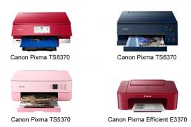 Серія Pixma від Canon дополняется новыми стильными принтерами