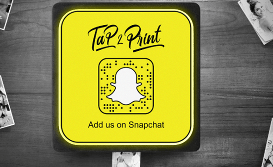 Первый Snapchat-принтер выкуплен агентством Social Playground