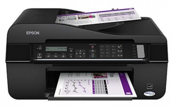 изображение МФУ Epson Stylus Office SX525WD с ПЗК и чернилами