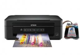 МФУ Epson Stylus SX235W с СНПЧ и чернилами