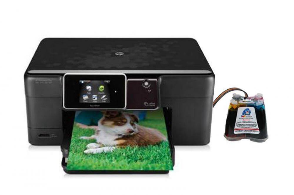 изображение МФУ HP Photosmart B210b с СНПЧ и чернилами - изображение 1