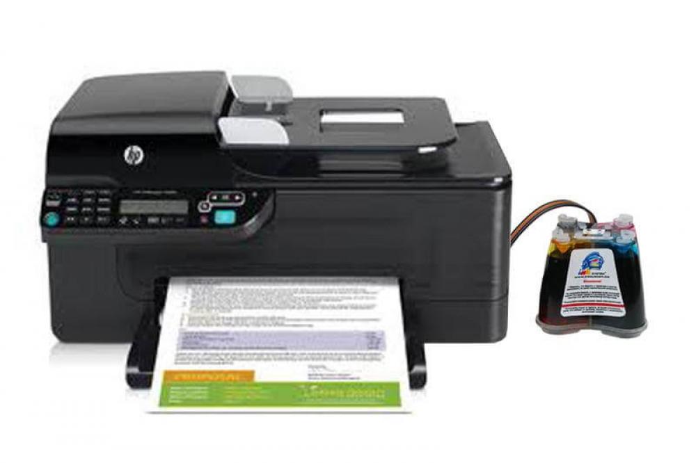 изображение МФУ HP OfficeJet 4500 desktop с СНПЧ и чернилами - изображение 1