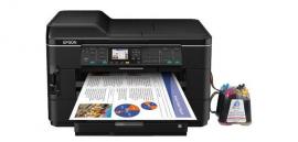 МФУ Epson WorkForce WF-7525 с СНПЧ и чернилами