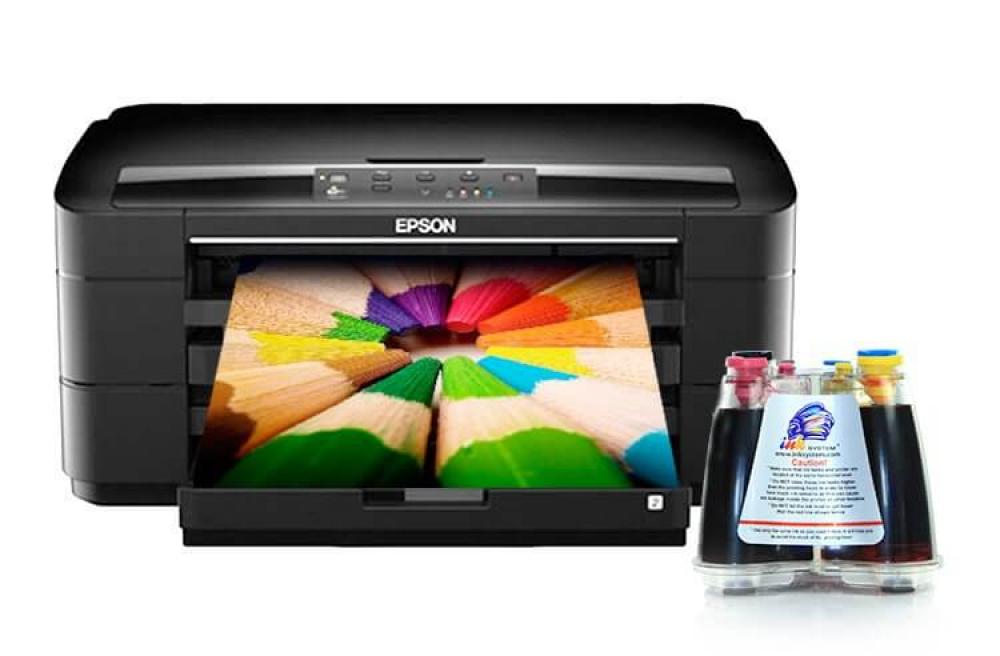 фото Принтер Epson WorkForce WF-7015 с СНПЧ и чернилами - изображение 1