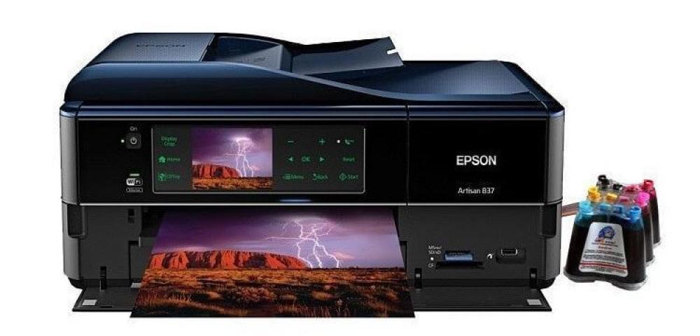 изображение БФП Epson Artisan 837 з СБПЧ та чорнилом - зображення 1