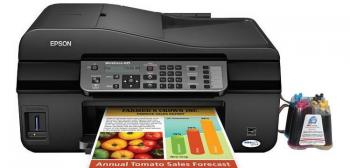 МФУ Epson WorkForce 435 с СНПЧ и чернилами (Уценка)