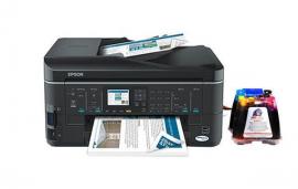 МФУ Epson Stylus Office BX635FWD с СНПЧ и чернилами