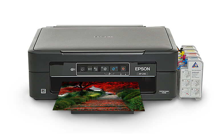 

МФУ Epson Expression Home XP-235 с СНПЧ и чернилами