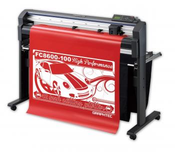 Режущий плоттер Graphtec FC8600-100 со стендом и корзиной