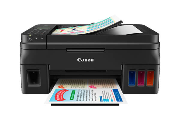 фото МФУ Canon PIXMA G1400 с оригинальной СНПЧ и чернилами INKSYSTEM