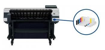 Плотер Canon imagePROGRAF IPF850 з ПЗК та чорнилом