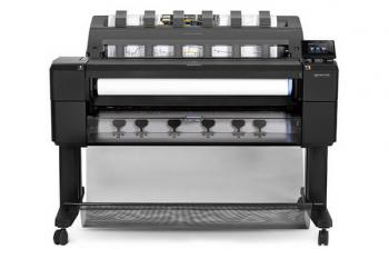 Плоттер HP DesignJet T1500 с СНПЧ и чернилами