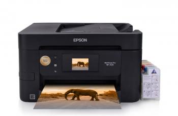 МФУ Epson WorkForce Pro WF-3720DWF с СНПЧ и чернилами