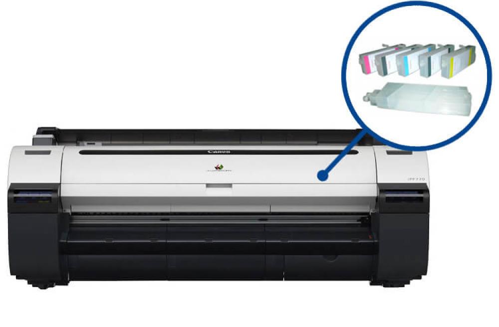 фото Плоттер Canon imagePROGRAF IPF770 с ПЗК (без стенда) - зображення 1
