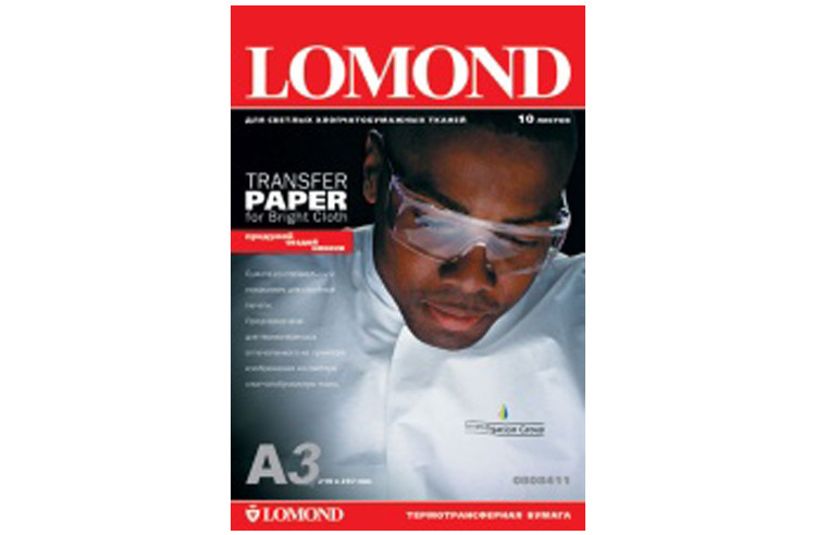 Термотрансферная бумага LOMOND Transfer Paper for bright cloth A3, 140г/м2, 50 листов Термотрансферная бумага LOMOND Transfer Paper for bright cloth A3, 140г/м2, 50 листов