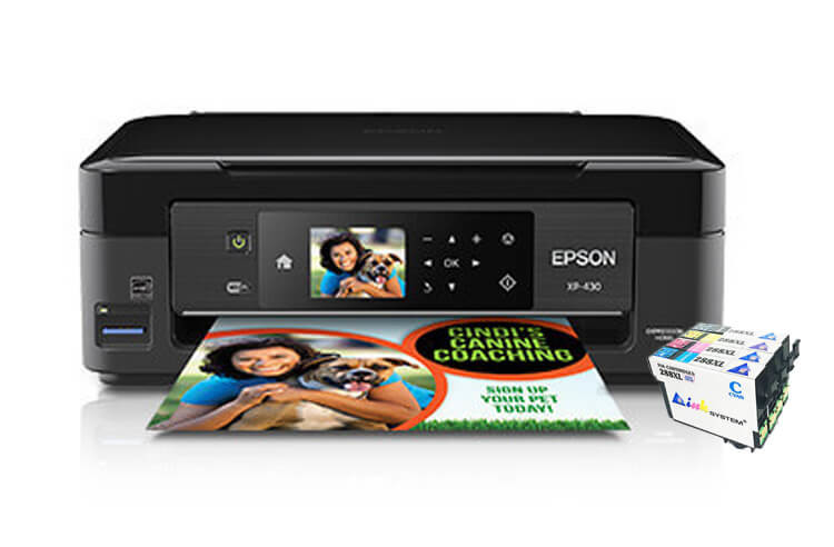 фото МФУ Epson Expression Home XP-430 с картриджами INKSYSTEM