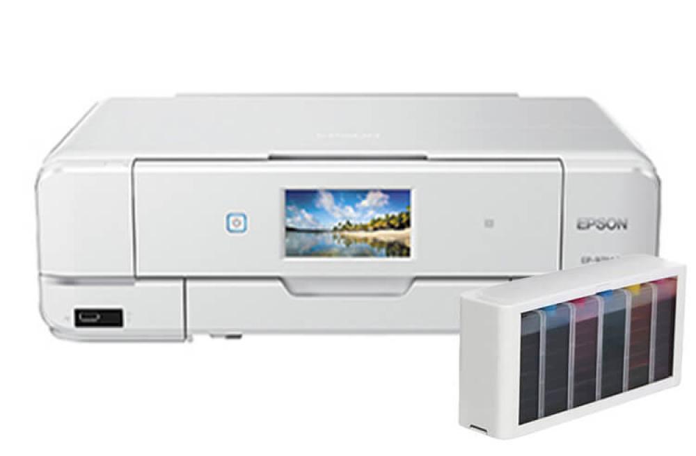фото МФУ Epson Colorio EP-979A3 с СНПЧ и чернилами - изображение 1