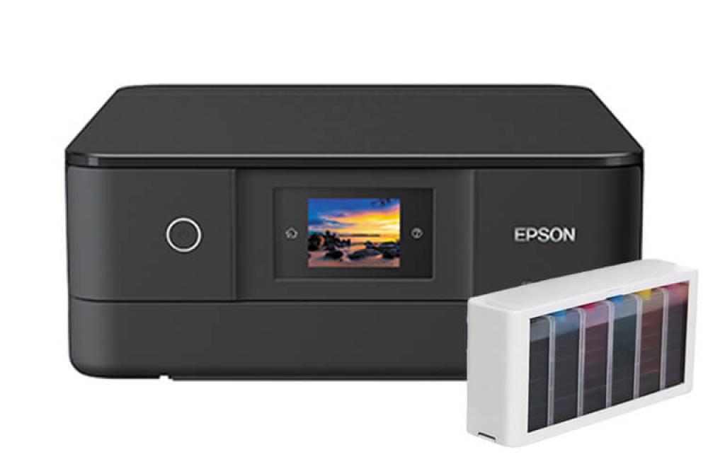 фото МФУ Epson Colorio EP-879AW/AB/AR с СНПЧ и чернилами - изображение 1