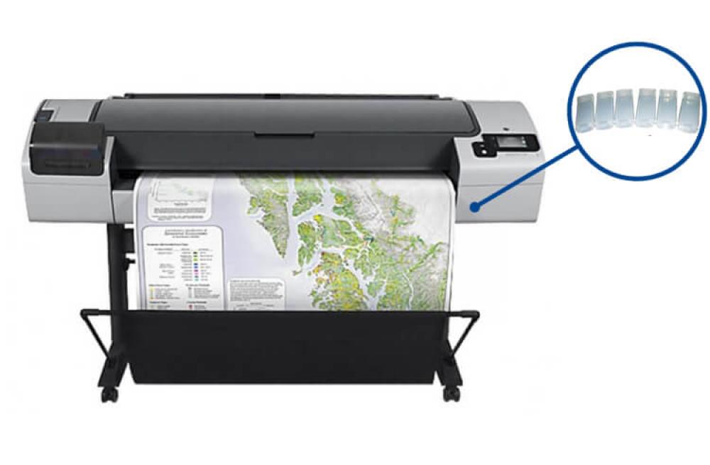 фото Плоттер HP DesignJet T795 44" с ПЗК и чернилами - изображение 1