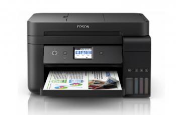 МФУ Epson EcoTank ET-4750 с оригинальной СНПЧ и чернилами