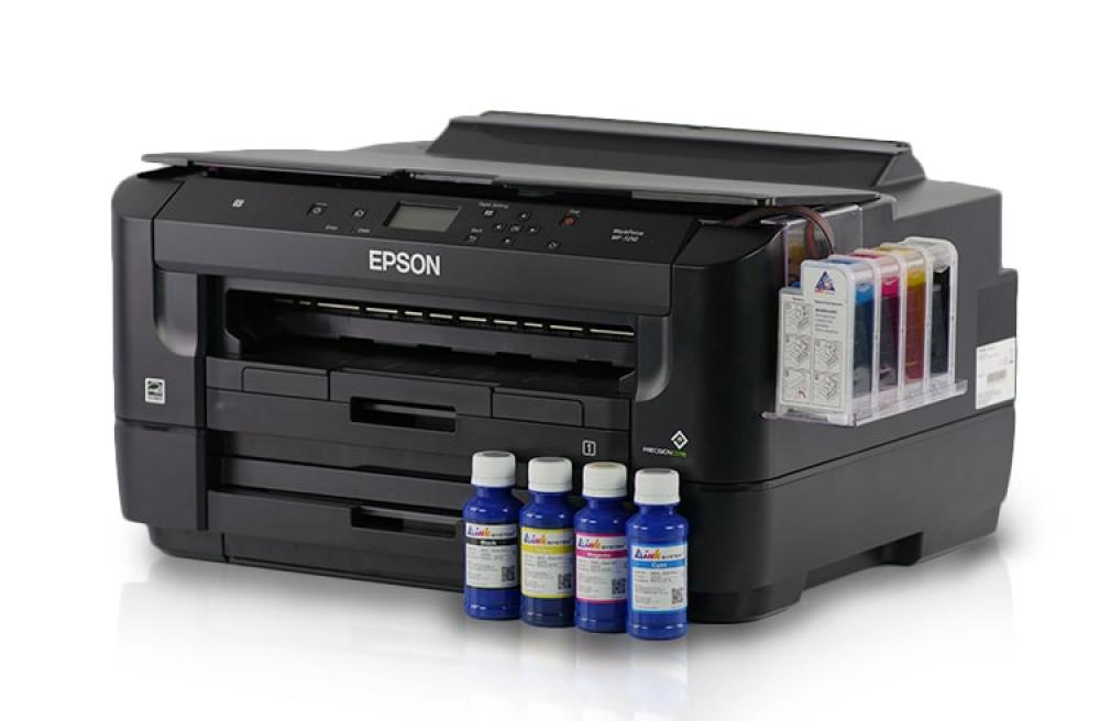 фото Принтер Epson WorkForce WF-7210DTW с СНПЧ и чернилами - изображение 1