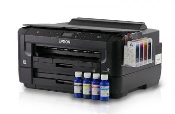 фото Принтер Epson WorkForce WF-7210DTW с СНПЧ и чернилами