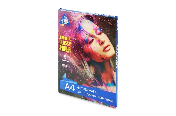 изображение Магнітний глянцевий фотопапір INKSYSTEM Magnetic Glossy Photo Paper 640g, A4, 5 аркушів