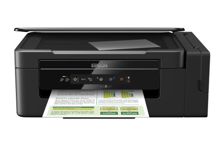 фото МФУ Epson L3060 с оригинальной СНПЧ и чернилами