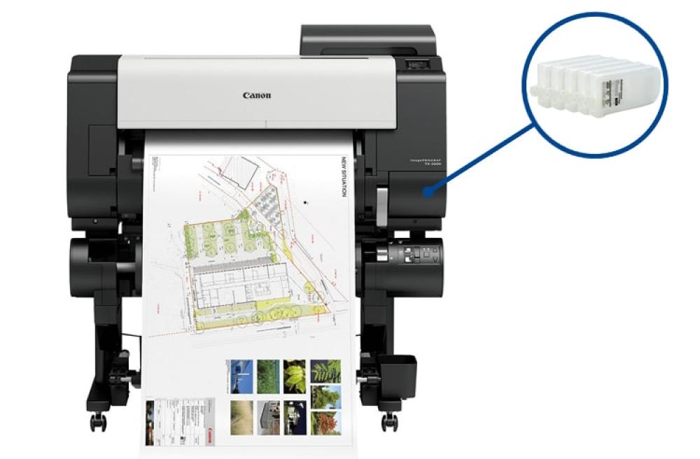 фото Плоттер Canon imagePROGRAF iPF TX-2000 с ПЗК и чернилами - зображення 1