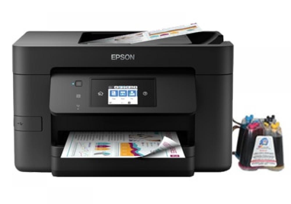 фото МФУ Epson WorkForce Pro WF-4725DWF с СНПЧ и чернилами - изображение 1