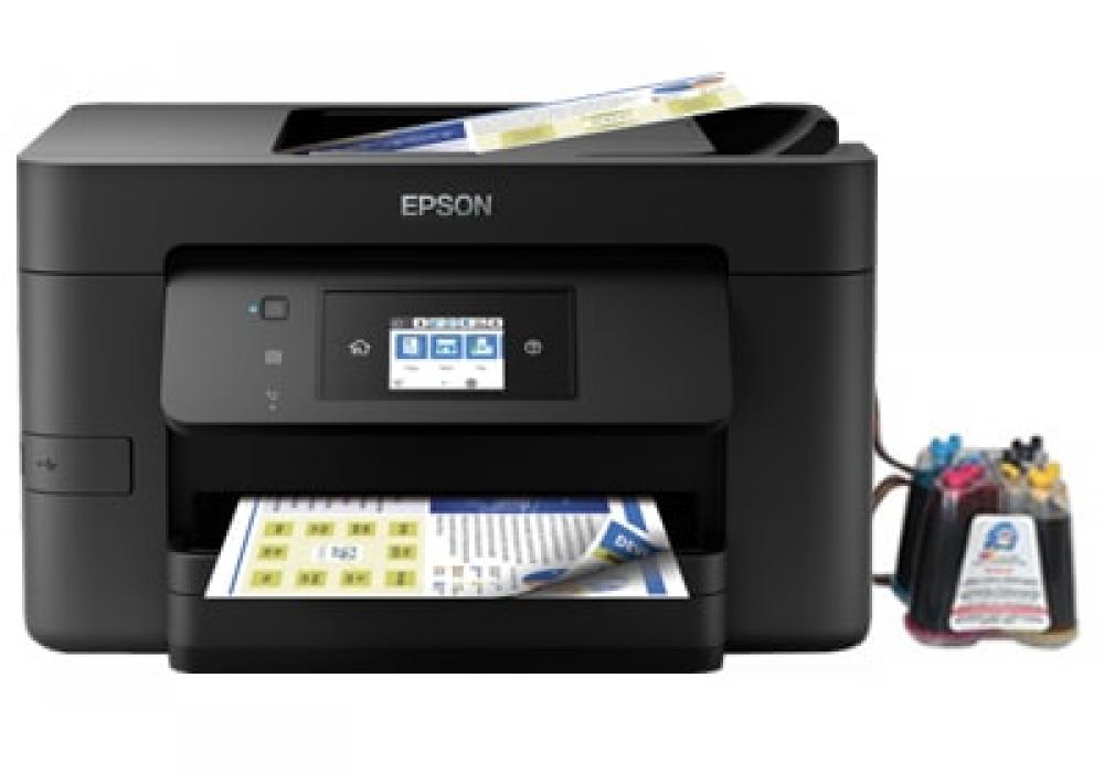 фото МФУ Epson WorkForce Pro WF-3725DWF с СНПЧ и чернилами - изображение 1
