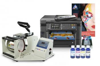 Термопресс INKSYSTEM M-01 для кружек и МФУ Epson WF-3640DTWF с набором для сублимационной печати Термопресс INKSYSTEM M-01 для кружек и МФУ Epson WF-3640DTWF с набором для сублимационной печати