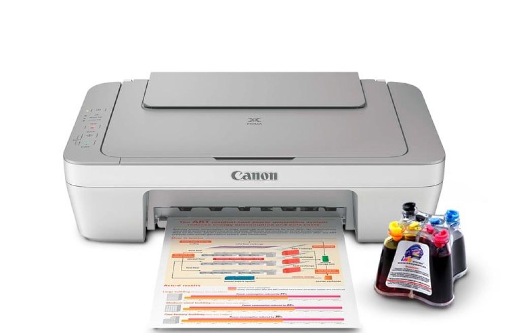 фото МФУ Canon PIXMA MG2450 с СНПЧ и чернилами - изображение 1