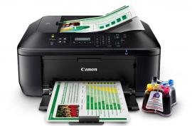 МФУ Canon PIXMA MX475 с СНПЧ и чернилами