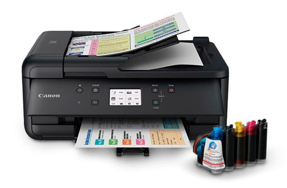 фото МФУ Canon PIXMA TR7540 с СНПЧ и чернилами - изображение 1