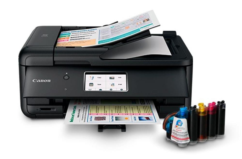 фото МФУ Canon PIXMA TR8550 с СНПЧ и чернилами - изображение 1