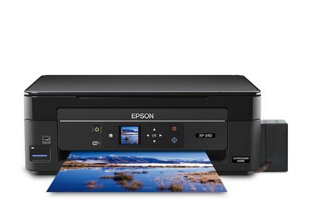 изображение МФУ Epson Expression Home XP-340 с БСНПЧ и чернилами INKSYSTEM - изображение 1