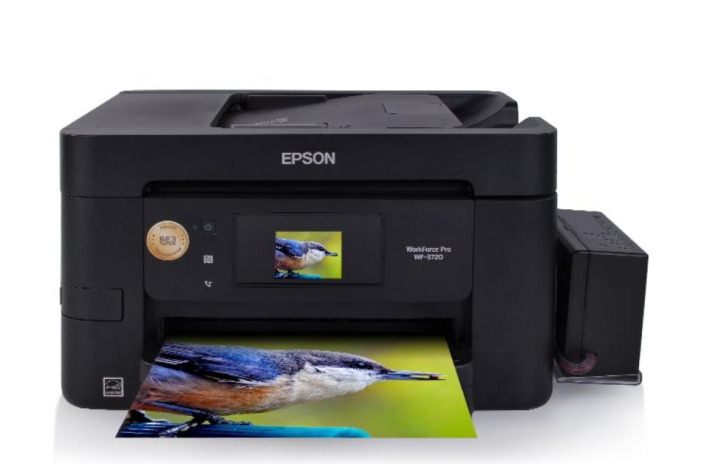 изображение МФУ Epson WorkForce Pro WF-3720DWF с БСНПЧ и чернилами INKSYSTEM - изображение 1
