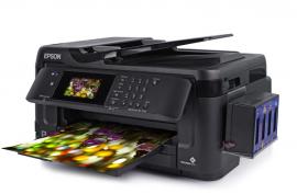 МФУ Epson WorkForce WF-7710DWF с БСНПЧ и чернилами INKSYSTEM